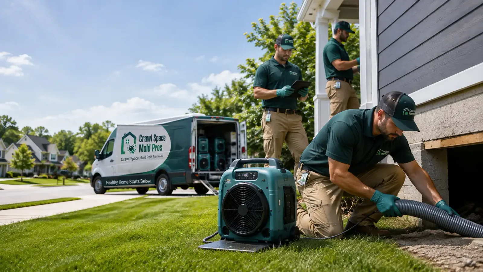 Crawl Space Mold Removal in Columbia, PA